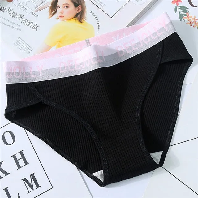 16 Colors Panties for women cotton underwear letters sexy lingerie female casual briefs ladies underpants girl plus size panty