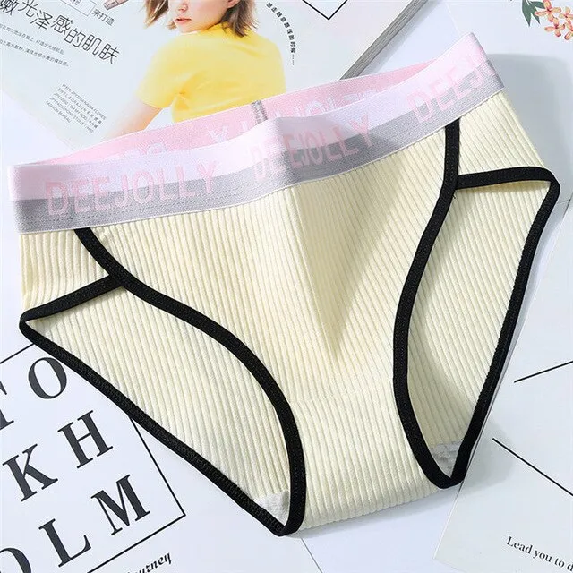 16 Colors Panties for women cotton underwear letters sexy lingerie female casual briefs ladies underpants girl plus size panty