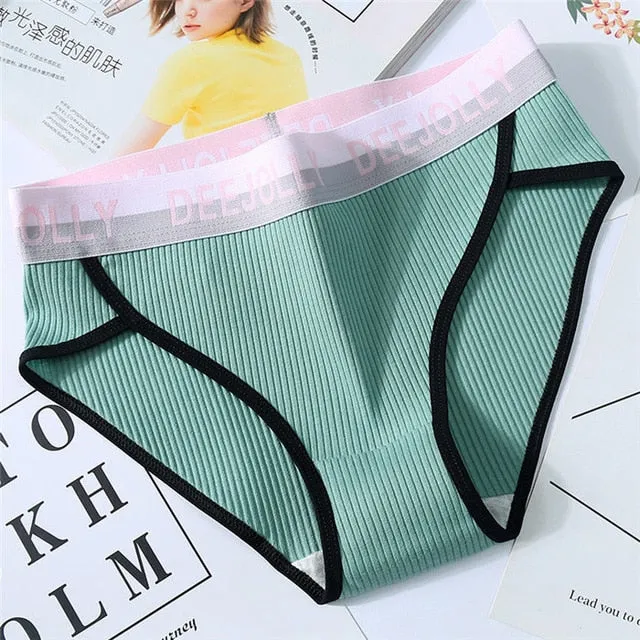 16 Colors Panties for women cotton underwear letters sexy lingerie female casual briefs ladies underpants girl plus size panty
