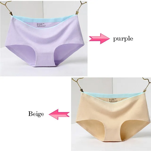 2018 briefs panties for women cotton seamless panties woman Mid-Rise Sexy lingerie women seamless panties  Girl shorts culotte