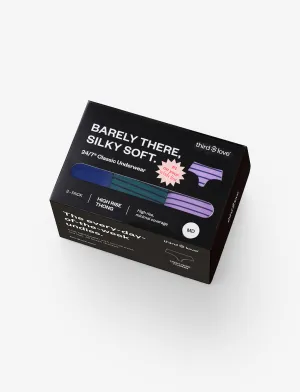 24/7 Classic High Waist Thong 3 Pack Box