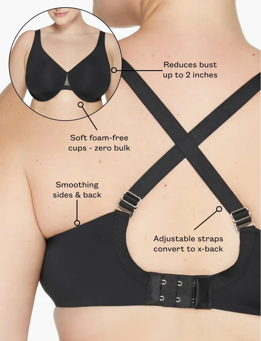 24/7 Classic Unlined Minimizer Bra