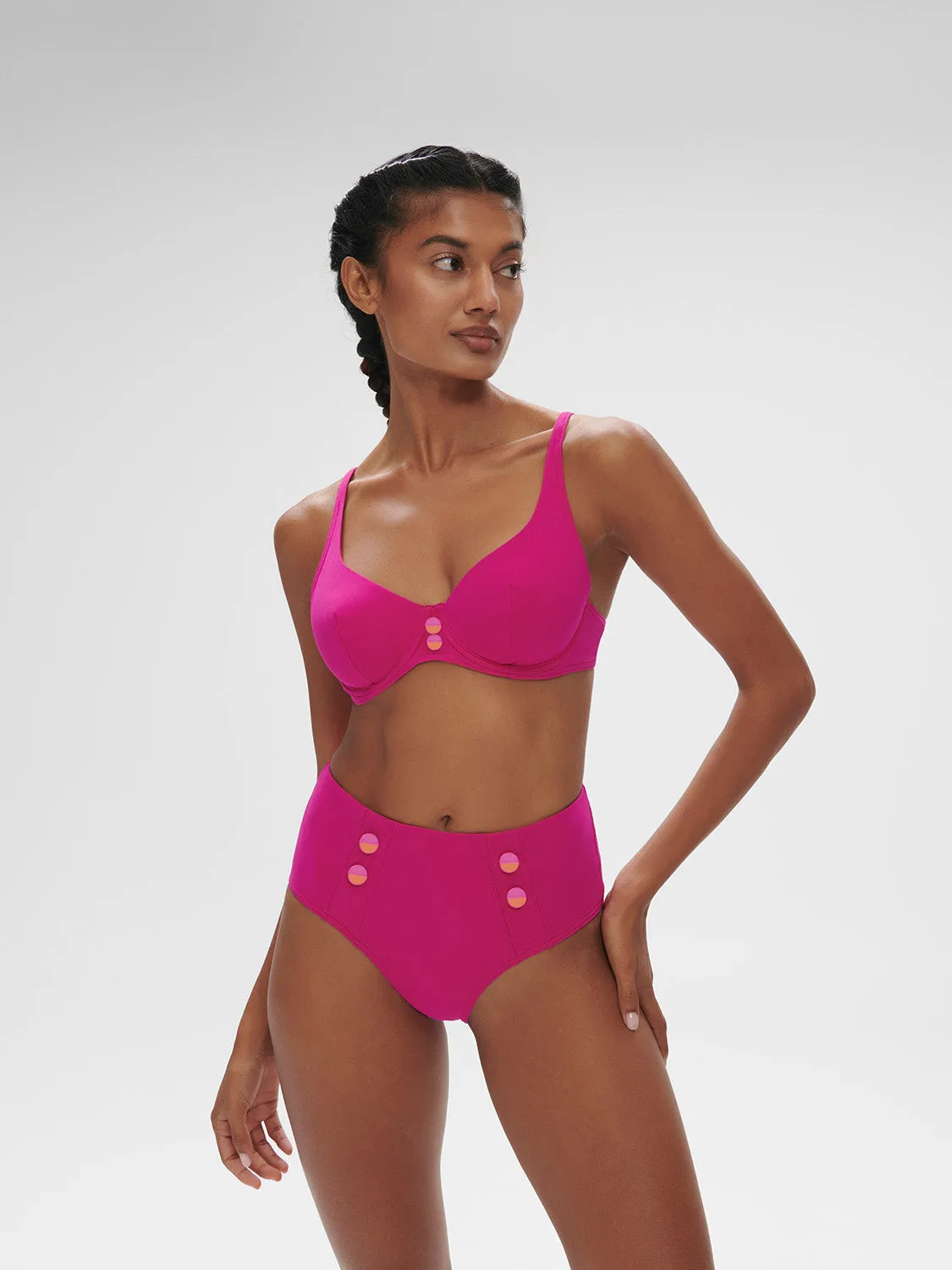 Alati Retro Brief - Hibiscus Pink