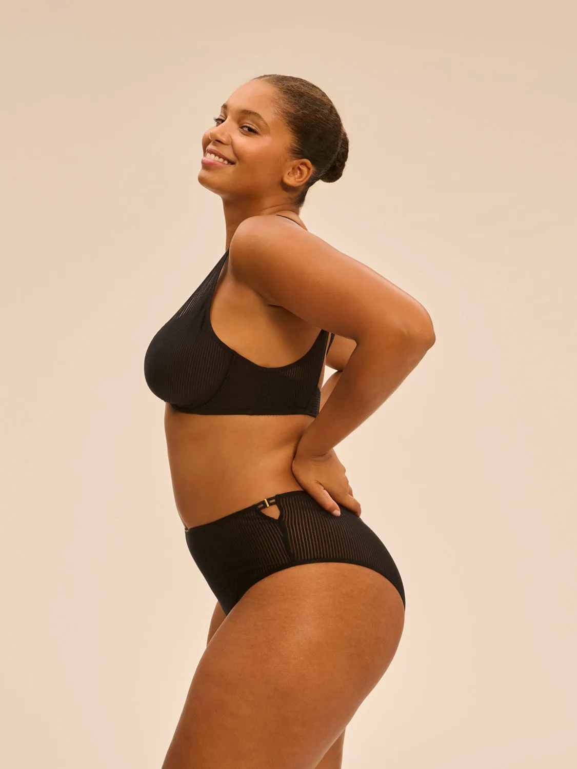 Angele Retro Brief - Black