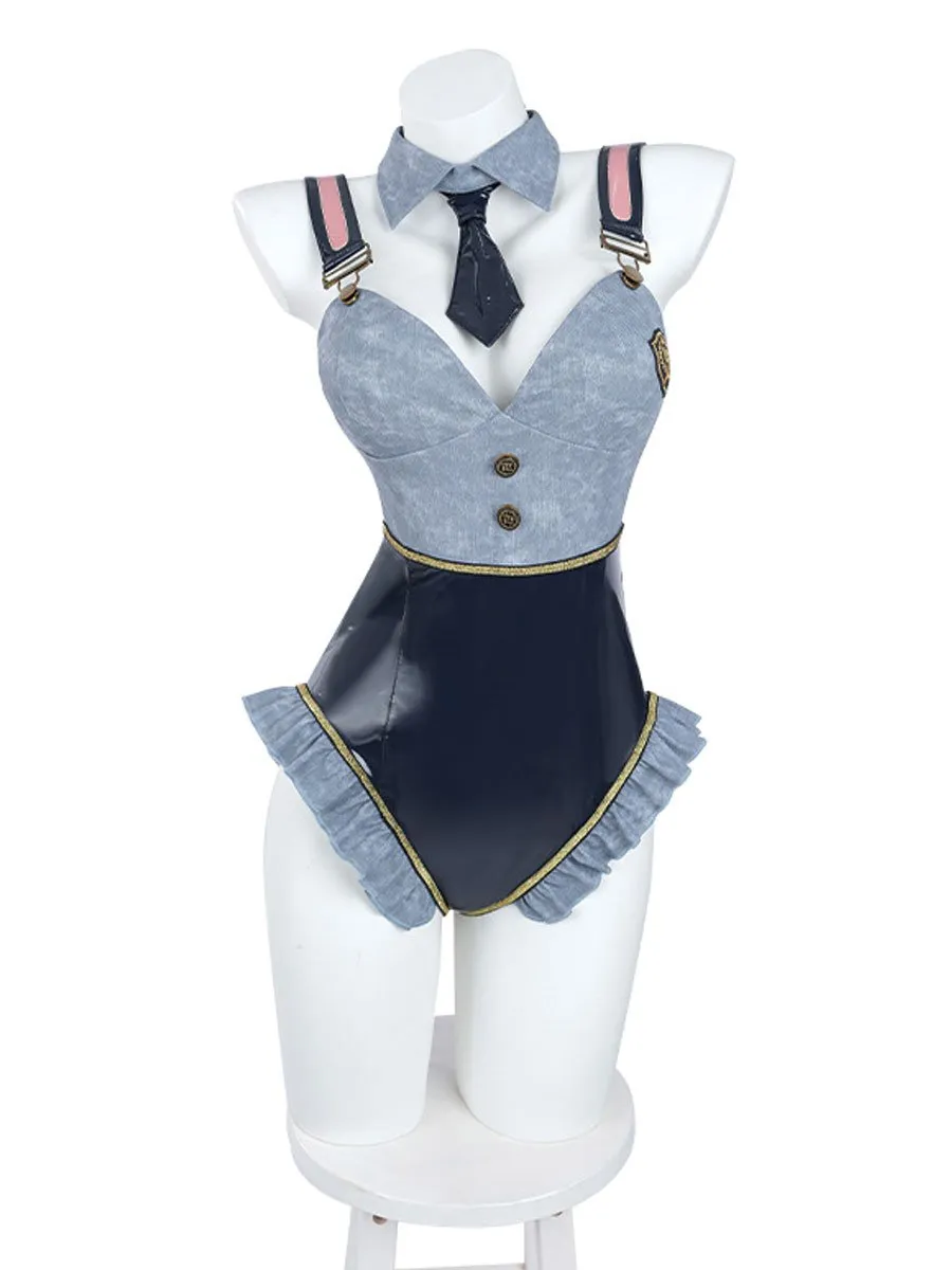 Anime Latex Bunny Bodysuit