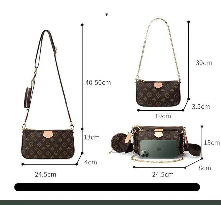Cameron Designer 3-IN-1 Shoulder Bags Set