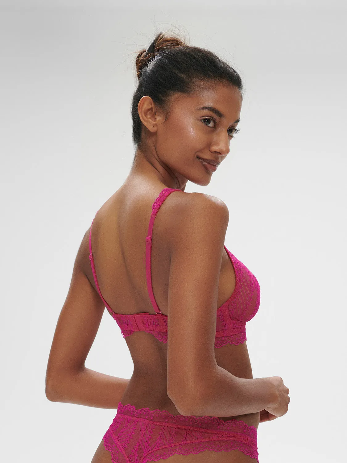 Canope Bralette - Hibiscus Pink