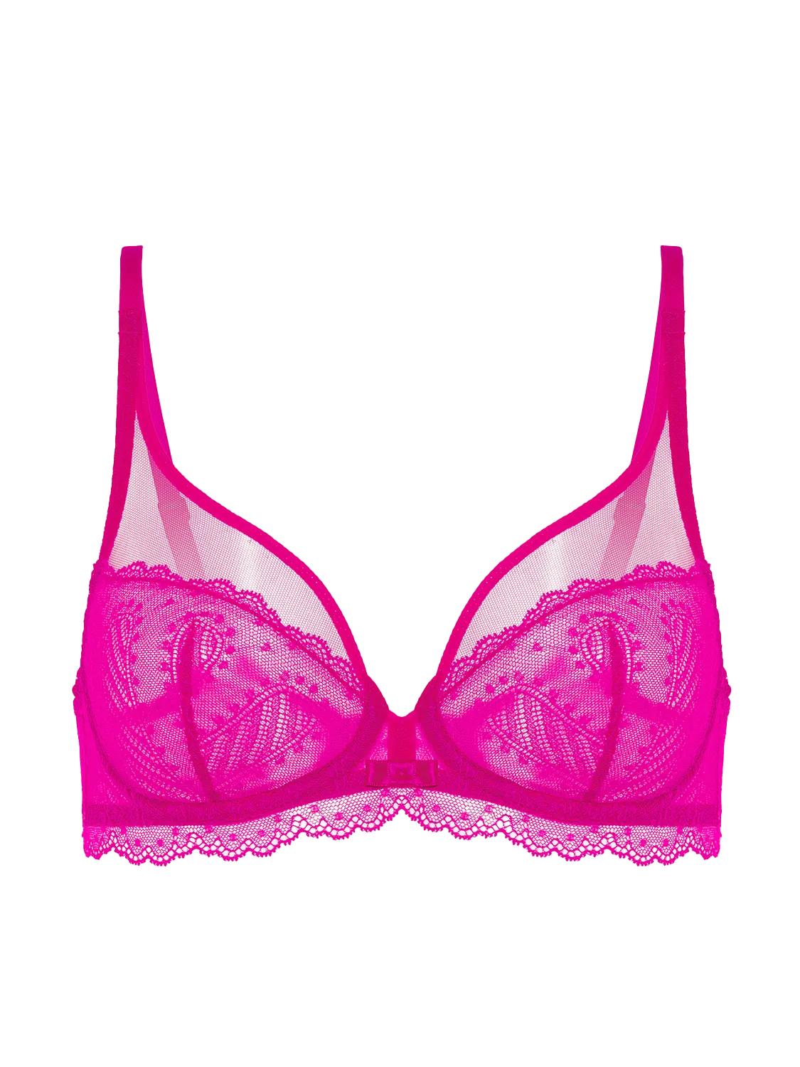 Canope Full Coverage Plunge - Hibiscus Pink