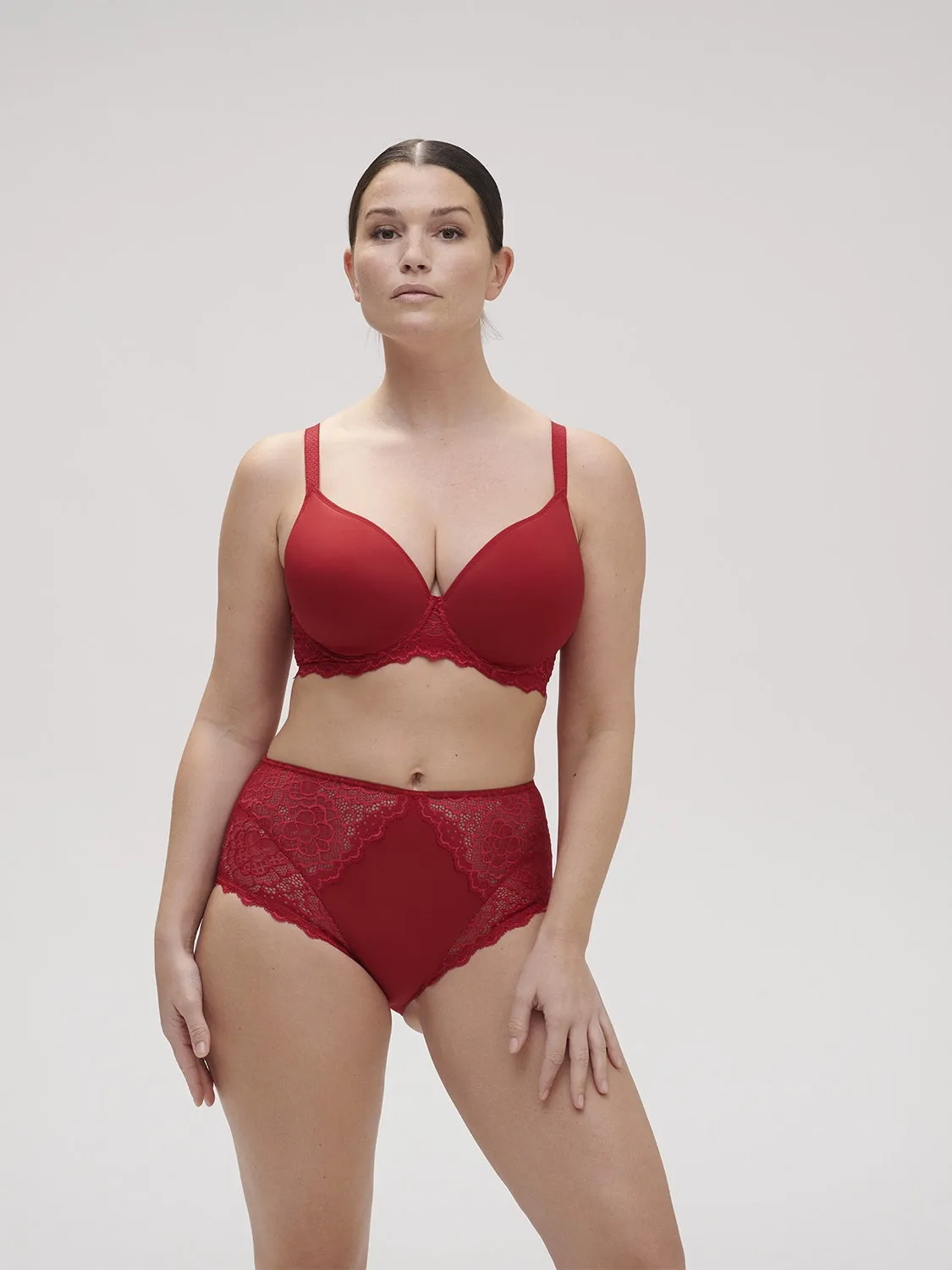 Caresse Retro Brief - Tango Red