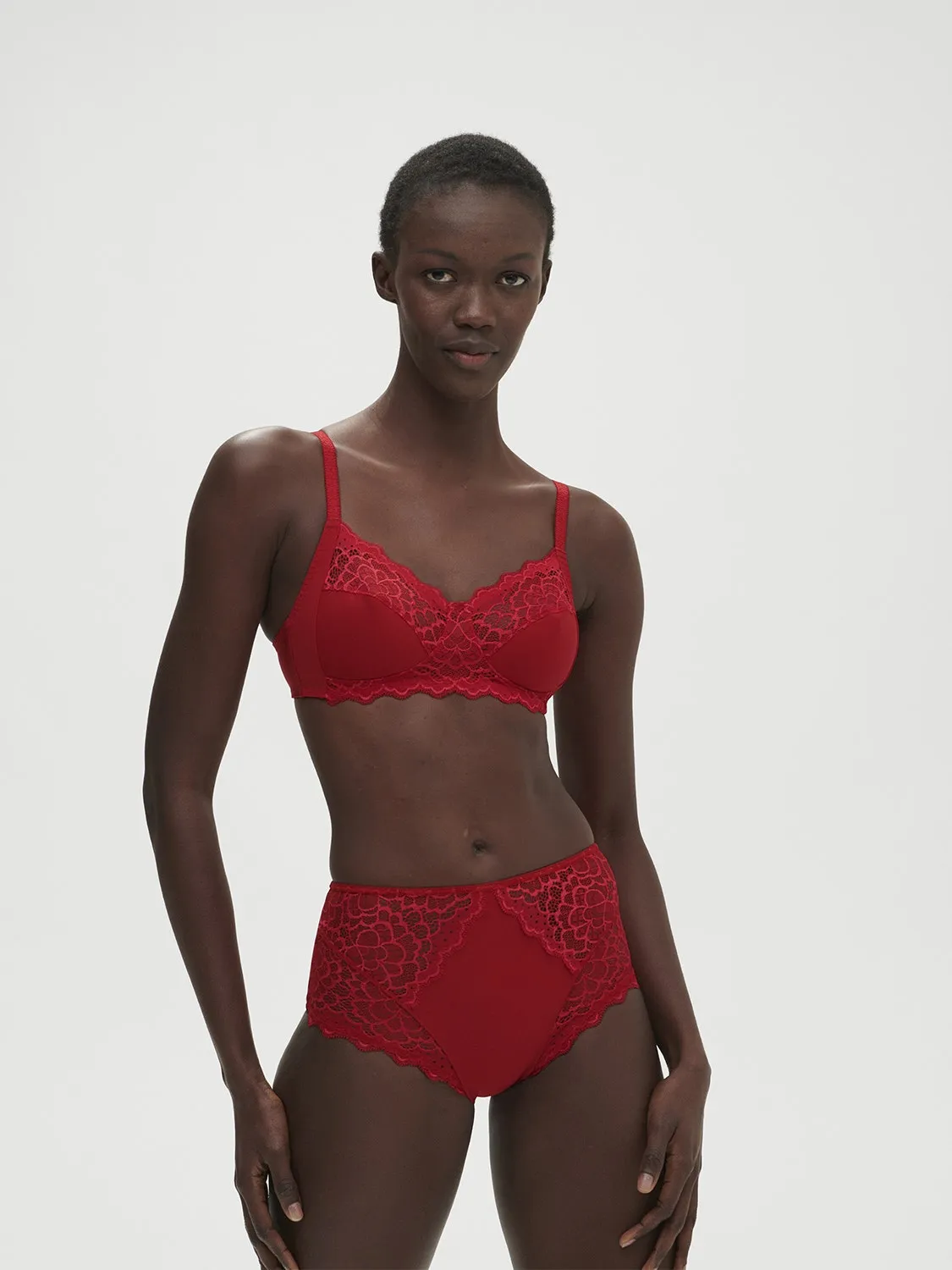Caresse Retro Brief - Tango Red
