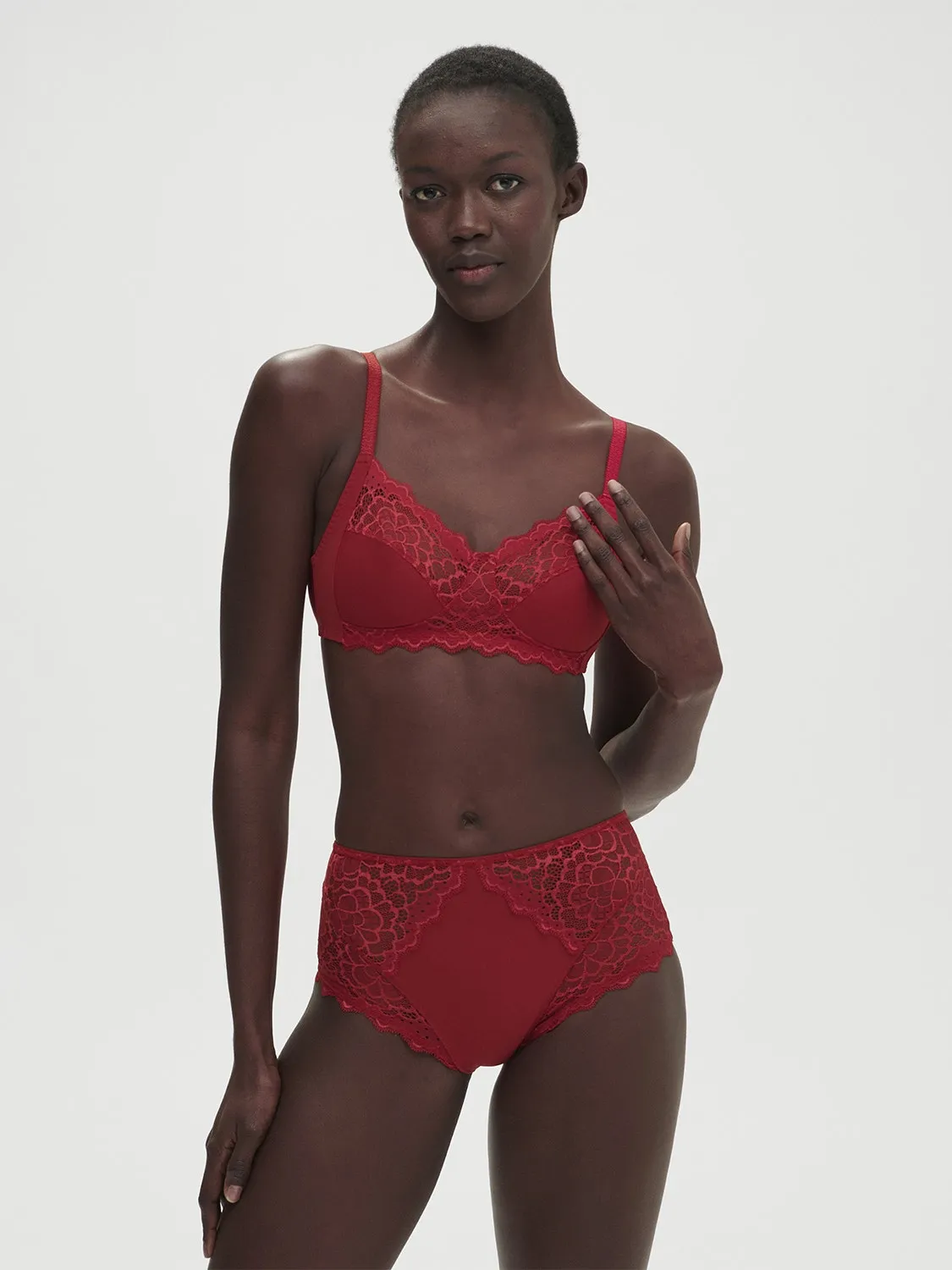 Caresse Retro Brief - Tango Red