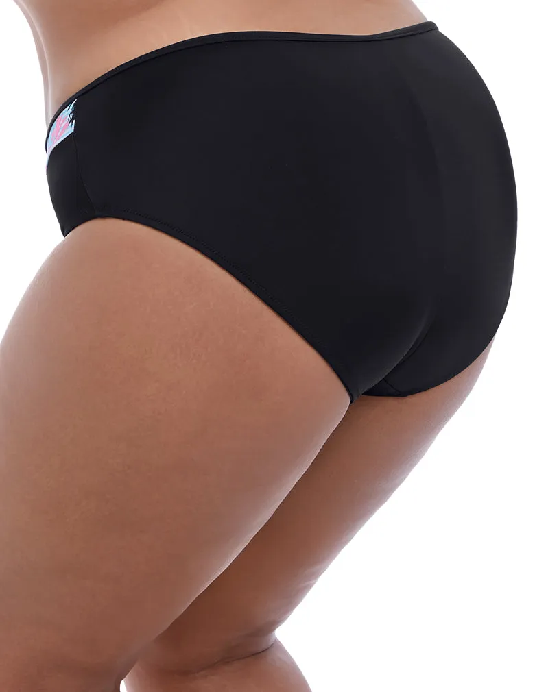 Elomi Women Malibu Days ES7634 Black Bikini Swim Brief