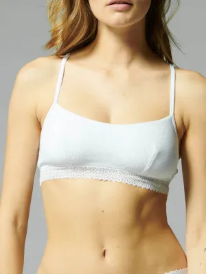 Eugenie Bralette - White