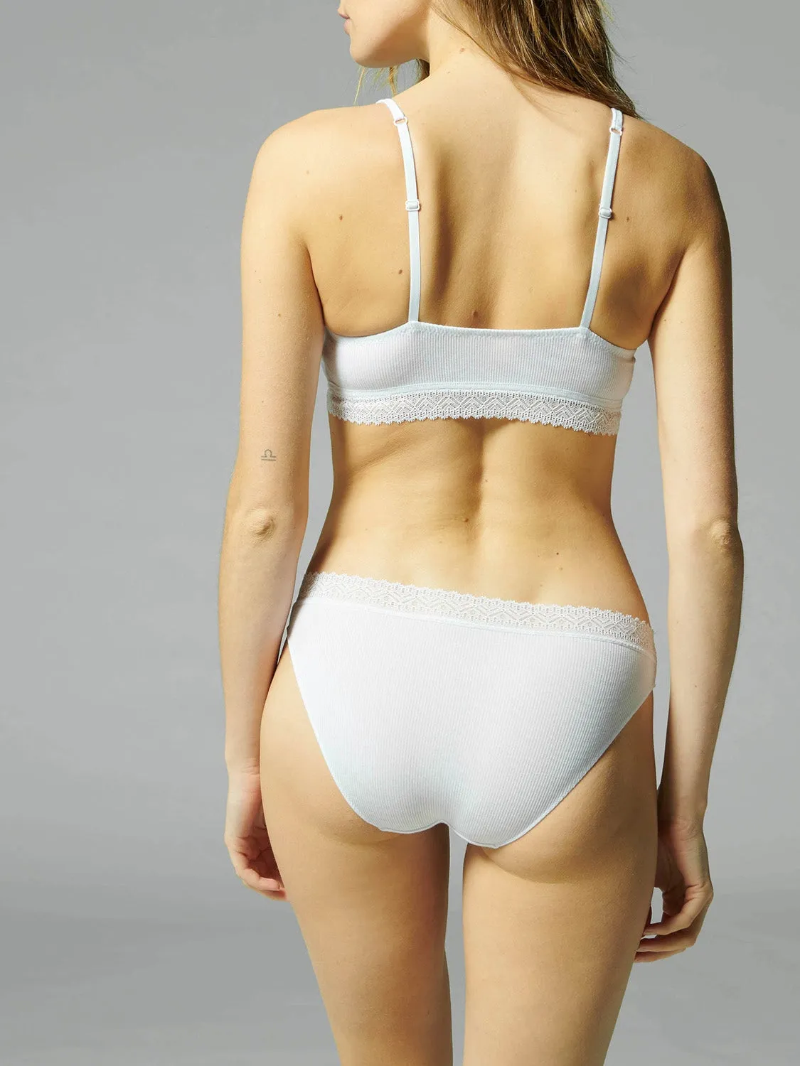 Eugenie Bralette - White