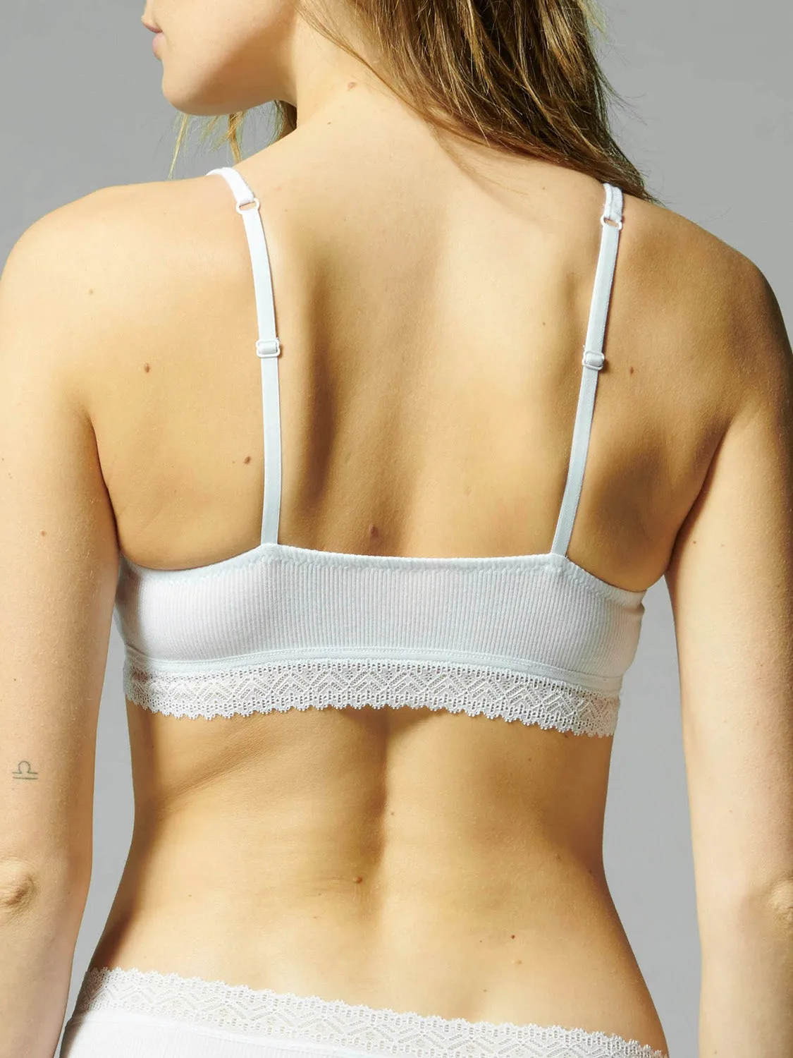Eugenie Bralette - White