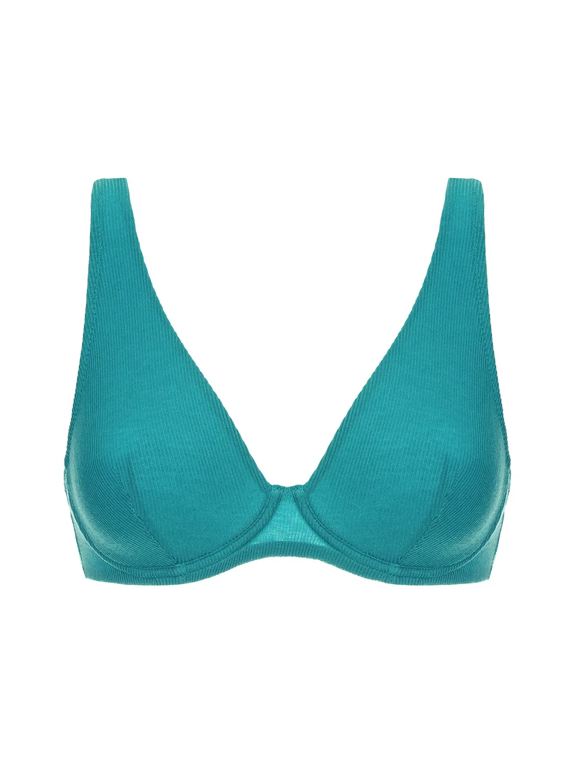 Eugenie Full Coverage Plunge - Saline Blue