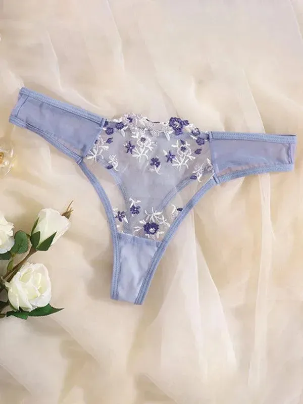 Floral Lingerie Bralette Set