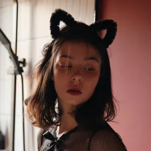 Fur Cat Ear Accessory For Role Play