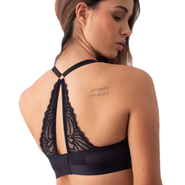 Hotmilk Project Me Warrior Balconette Black Bra With Flexi Wire