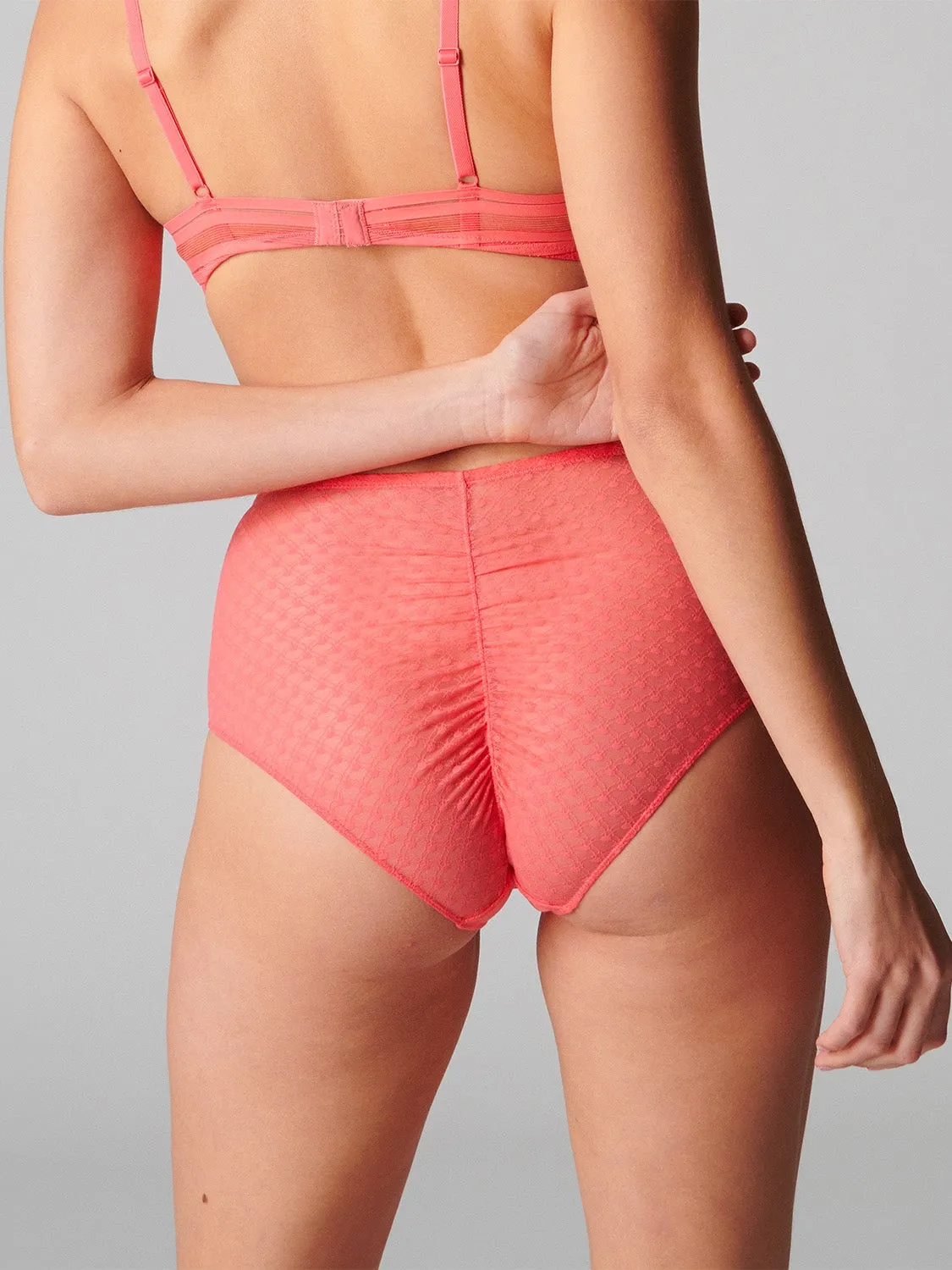 Iris Retro Brief - Papaya