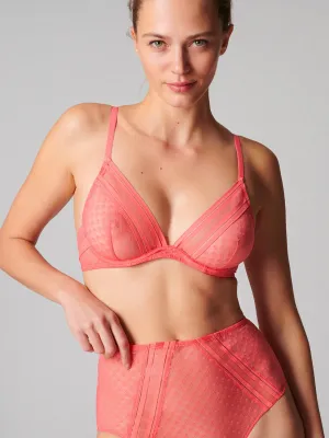 Iris Underwire Plunge - Papaya