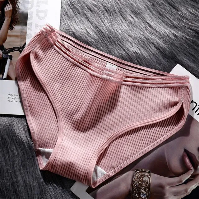 M-4XL Women's panties 2019 cotton solid color gril briefs sexy lingerie female casual underwear ladies underpants women intimate