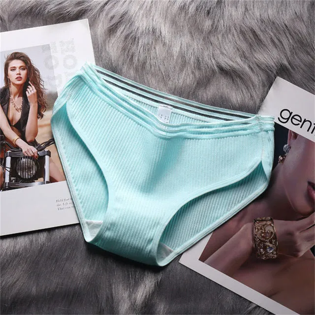 M-4XL Women's panties 2019 cotton solid color gril briefs sexy lingerie female casual underwear ladies underpants women intimate