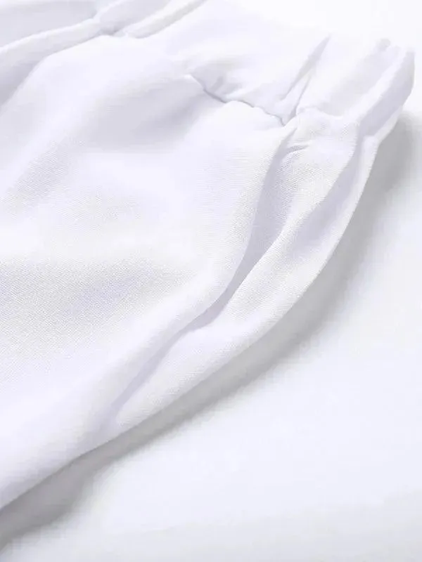 Men Relaxed Casual Linen Shorts Set