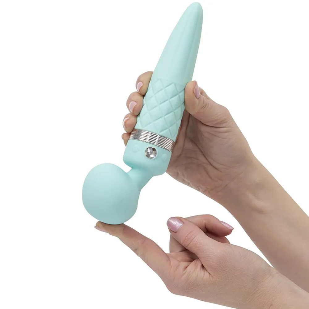Pillow Talk Sultry Dual Ended Vibrator Warming Massager Wand Clitoral Stimulator