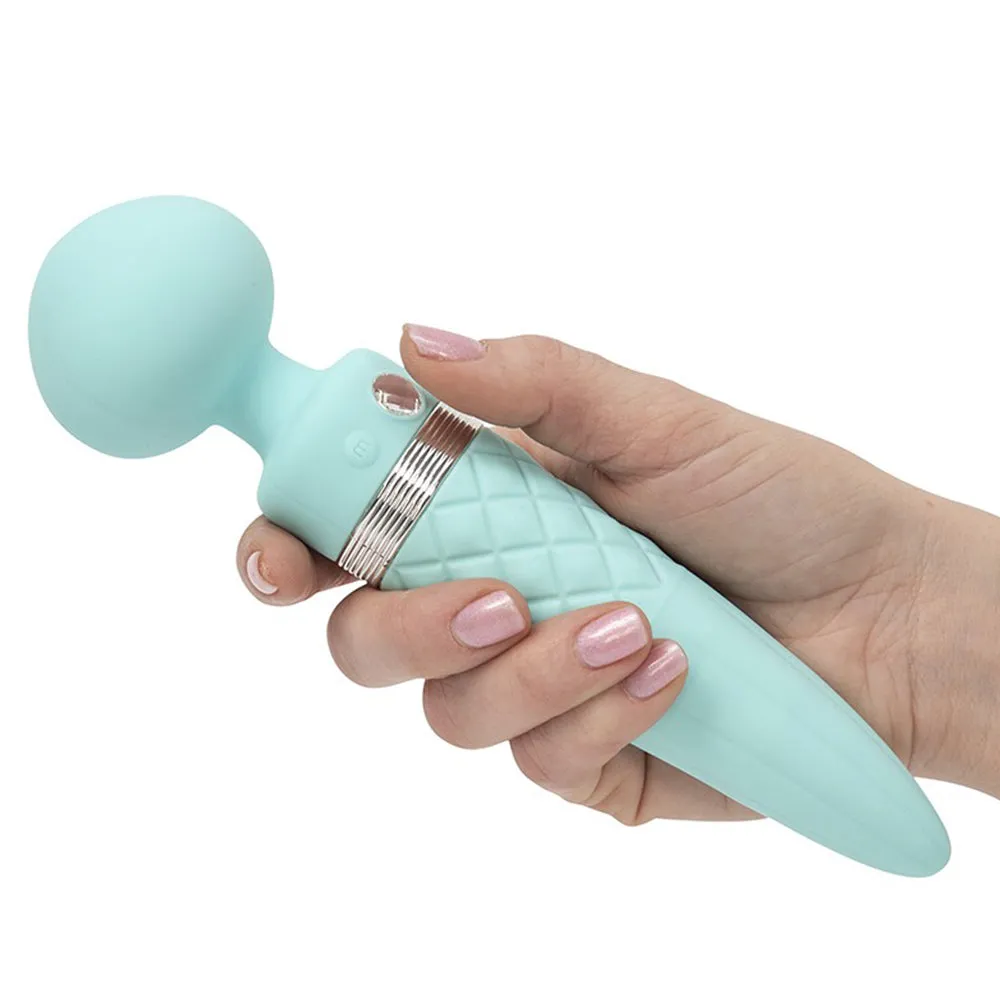 Pillow Talk Sultry Dual Ended Vibrator Warming Massager Wand Clitoral Stimulator