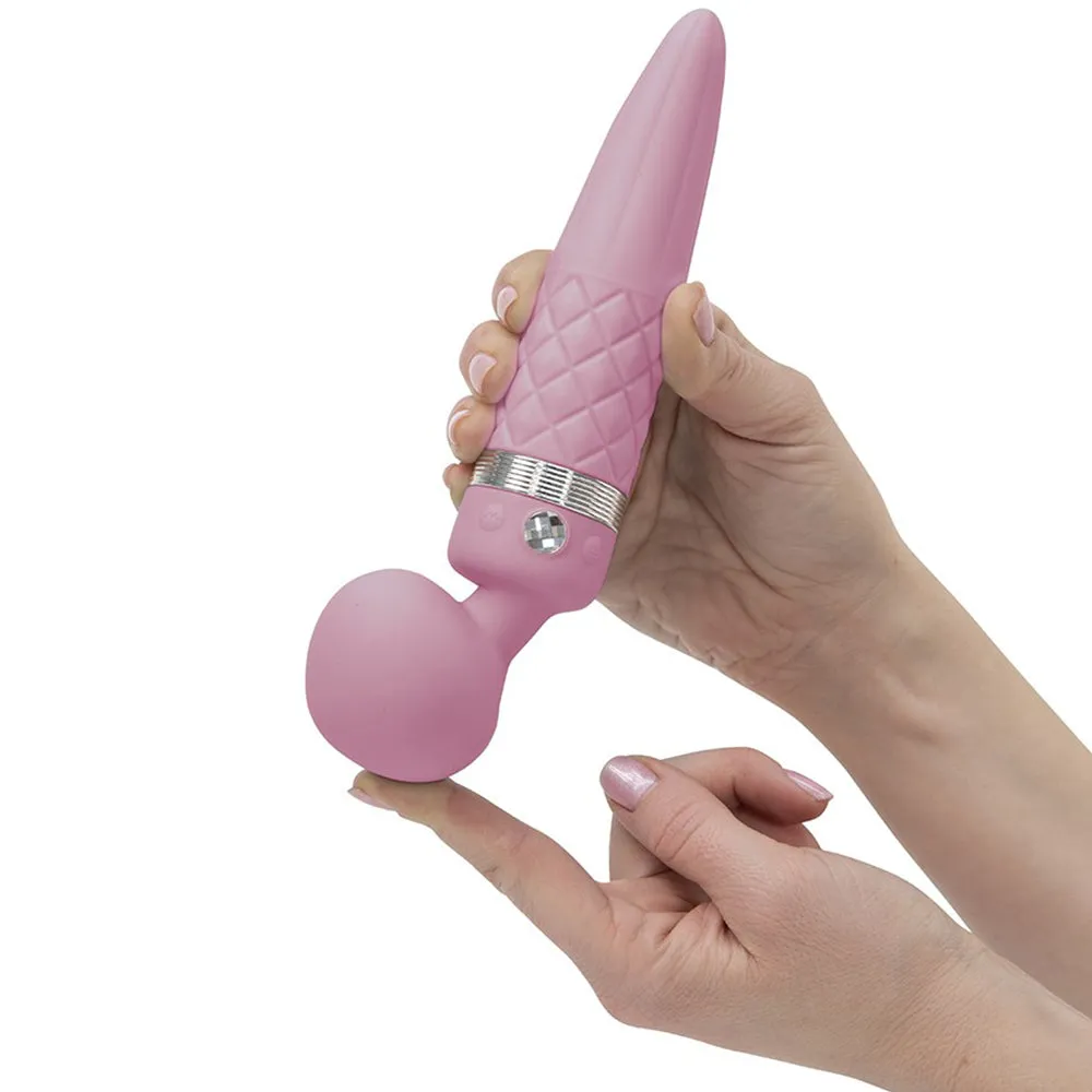 Pillow Talk Sultry Dual Ended Vibrator Warming Massager Wand Clitoral Stimulator