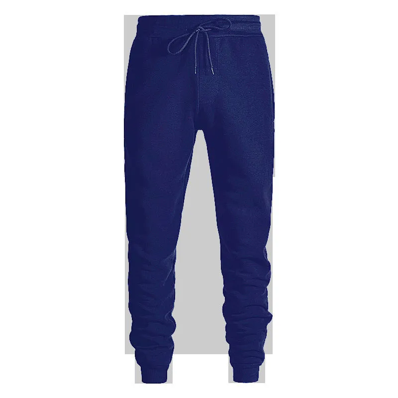 Spring and autumn solid color youth black casual pants