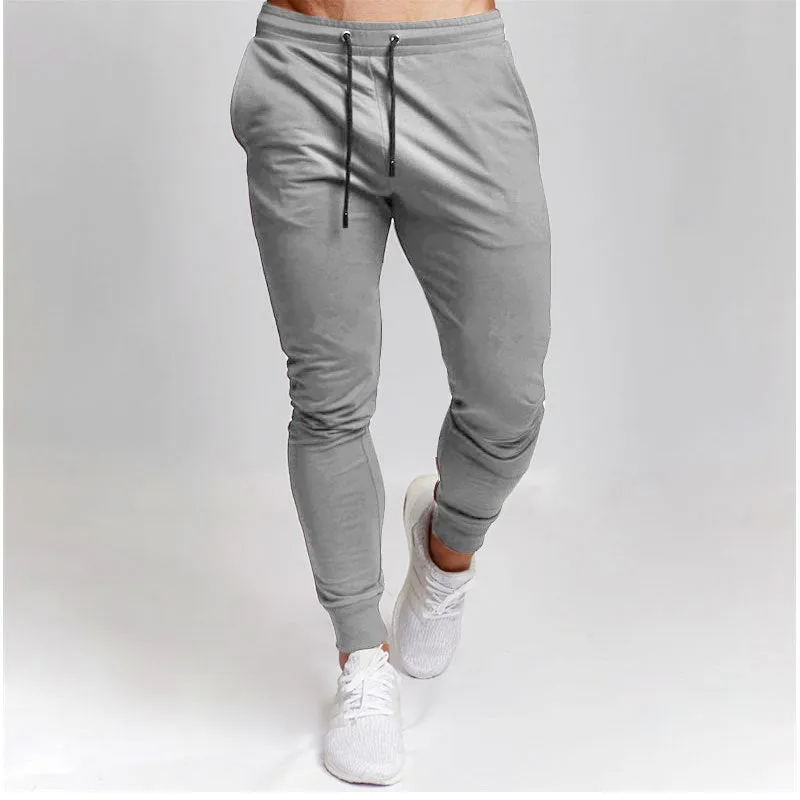 Spring and autumn solid color youth black casual pants