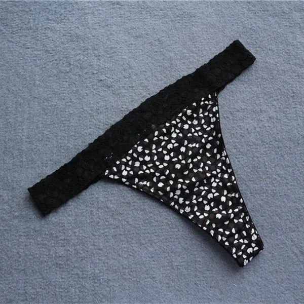 Voplidia Summer Panties Underwear Women Plus Size Sexy Lingerie Panty Thongs and G String Tanga T-back Seamless String PM019