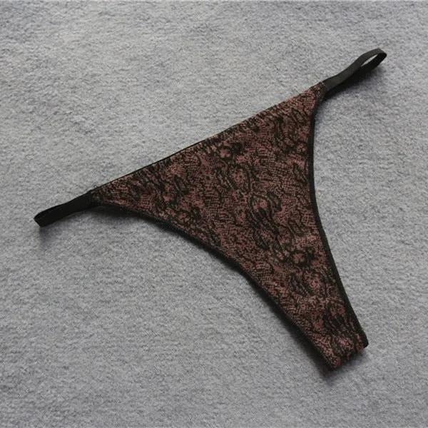 Voplidia Summer Panties Underwear Women Plus Size Sexy Lingerie Panty Thongs and G String Tanga T-back Seamless String PM019