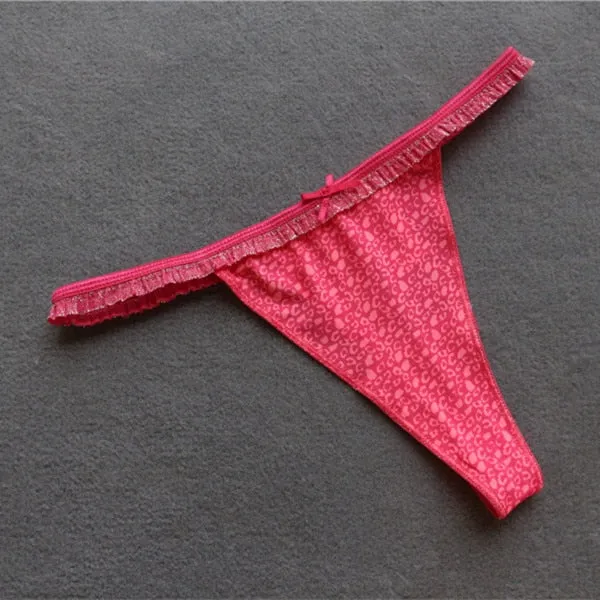Voplidia Summer Panties Underwear Women Plus Size Sexy Lingerie Panty Thongs and G String Tanga T-back Seamless String PM019