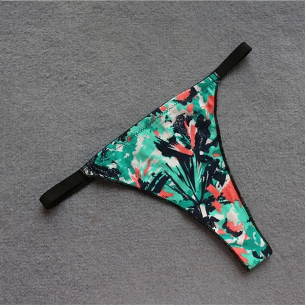 Voplidia Summer Panties Underwear Women Plus Size Sexy Lingerie Panty Thongs and G String Tanga T-back Seamless String PM019