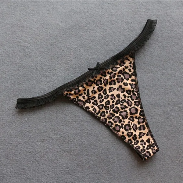 Voplidia Summer Panties Underwear Women Plus Size Sexy Lingerie Panty Thongs and G String Tanga T-back Seamless String PM019