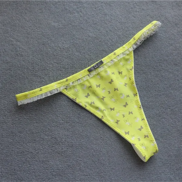 Voplidia Summer Panties Underwear Women Plus Size Sexy Lingerie Panty Thongs and G String Tanga T-back Seamless String PM019