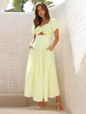 Women's Chiffon Flowy Maxi Dress
