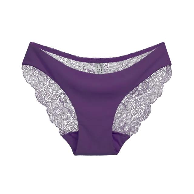 Women's Sexy Lace Panties Seamless Cotton Breathable Panty Briefs Plus Size Sexy Lingerie Fashion Low Waist underwear intimates